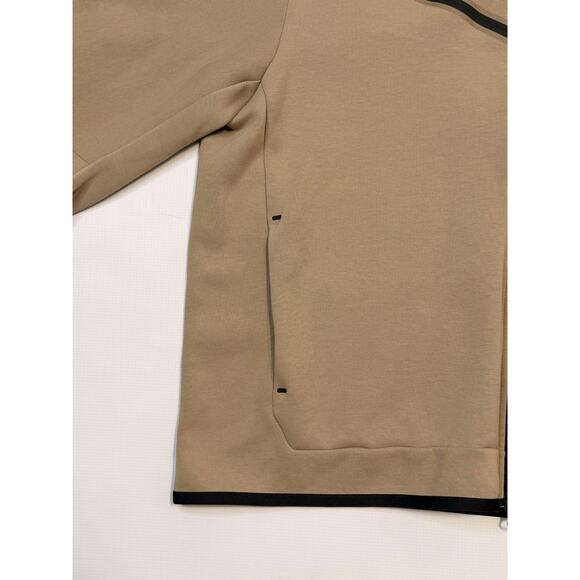 Nike Hoodie Mens XL Khaki Tech Fleece Windrunner Full Zip Pocket CU4489-247 - Picture 6 of 15